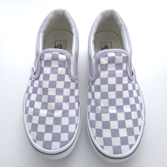 Vans Kids Classic Checkered Slip On Shoes size 2.5 - Picture 2 of 15